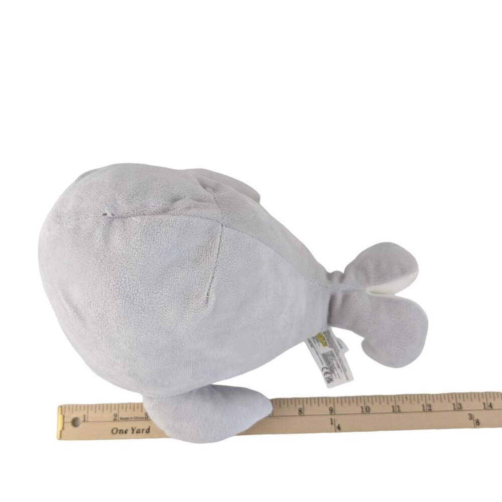 Kellytoy Kellybaby‎ Gray Whale Baby Sea Life 11" Plush Stuffed Animal Toy Rattle - Picture 8 of 8